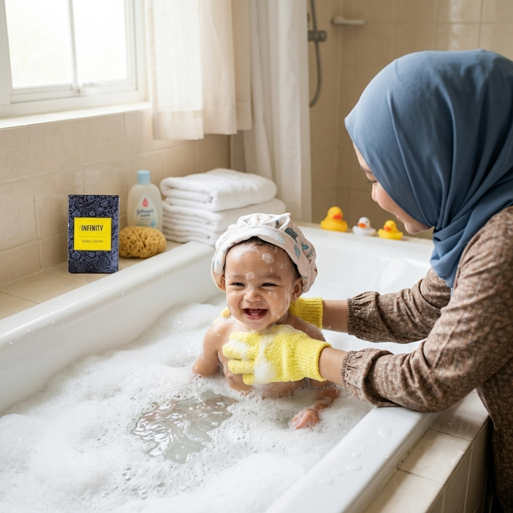 قفاز استحمام للأطفال Baby Glove