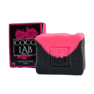 Alternative view of Charcoal - Rose soap