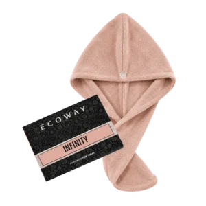 ⁦تربون الشعر بينك Microfiber Nano Turban - Baby Rose⁩ - الصورة ⁦3⁩