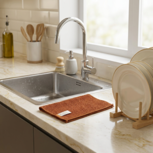 فوطة الصحون بني Dish towel Hot pink