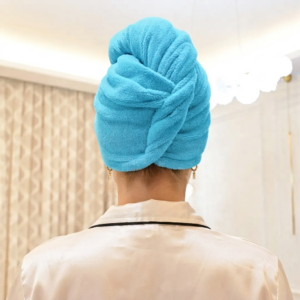 تربون الشعر ازرق Microfiber Nano Turban - Baby blue