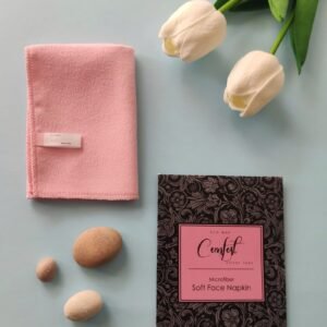 منديل ناعم للوجه وردي Soft face napkin pink