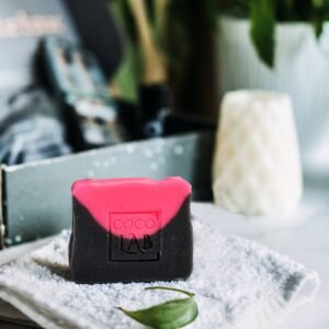 Charcoal - Rose soap